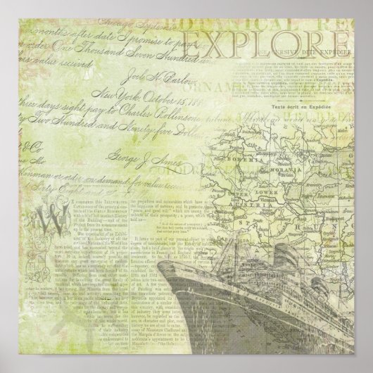 ヴィンテージクルーズライナー。 ポスター (正面)