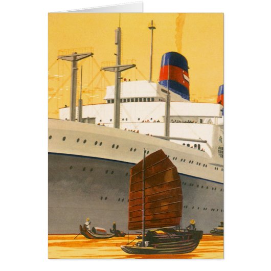 ヴィンテージクルーズ船でオリエントへジャンクボート (正面)