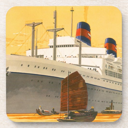 ヴィンテージクルーズ船でオリエントへジャンクボート コースター (正面)