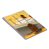 ヴィンテージクルーズ船でオリエントへジャンクボート ノートブック (右側)