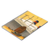 ヴィンテージクルーズ船でオリエントへジャンクボート ノートブック (左側)