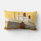 ヴィンテージクルーズ船でオリエントへジャンクボート ランバークッション (裏面)