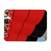 ヴィンテージクルーズ船の乗客が手を振って別れを告げる マグネット (横)