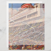 ヴィンテージクルーズ船バカンス、ボン・ボヤージュパーティー! (正面/裏面)