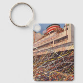 ヴィンテージクルーズ船バカンス、ボン・ボヤージュパーティー! キーホルダー (正面)