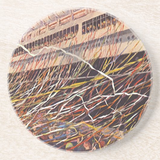 ヴィンテージクルーズ船バカンス、ボン・ボヤージュパーティー! コースター (正面)