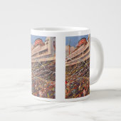 ヴィンテージクルーズ船バカンス、ボン・ボヤージュパーティー! ジャンボコーヒーマグカップ (正面右)