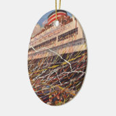 ヴィンテージクルーズ船バカンス、ボン・ボヤージュパーティー! セラミックオーナメント (左)