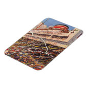 ヴィンテージクルーズ船バカンス、ボン・ボヤージュパーティー! マグネット (左側)