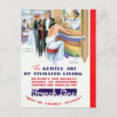 ヴィンテージクルーズ船旅行 ポストカード (正面)