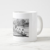 ヴィンテージクルーワーズボートで波止場 ジャンボコーヒーマグカップ (正面右)