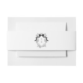 ヴィンテージクレストモノグラフランスのビクトリアンム結婚ズ 招待状ベリーバンド