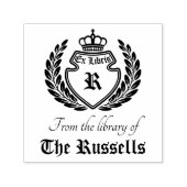 ヴィンテージクレストモノグラムクラウンリースエックスリバイス セルフインキングスタンプ (デザイン)