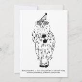 ヴィンテージクレヨンBOX招待状 招待状 (裏面)