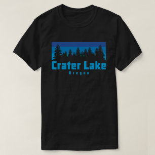 ヴィンテージクレーターレイク国立公園オレゴン州ハイキングT- Tシャツ