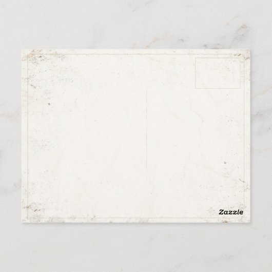 ヴィンテージクレートラベルプリント付き葉書 ポストカード (裏面)