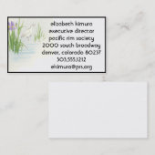 ヴィンテージクレーンアジアスタイル名刺縁ど 名刺 (正面/裏面)