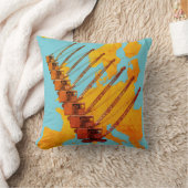 ヴィンテージクレーン操作者ヨーロッパ地図 クッション (ブランケット)