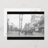 ヴィンテージクレー記念碑からニューオーリンズ運河セント ポストカード (正面/裏面)