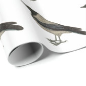 ヴィンテージクロウまたはレイベン ラッピングペーパー (ロールコーナー)