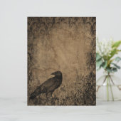 ヴィンテージクロウハロウィンスクラップブック紙 (スタンド正面)