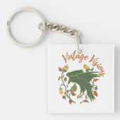 ヴィンテージクロウビジョンアクリルキーチェーン キーホルダー (正面)