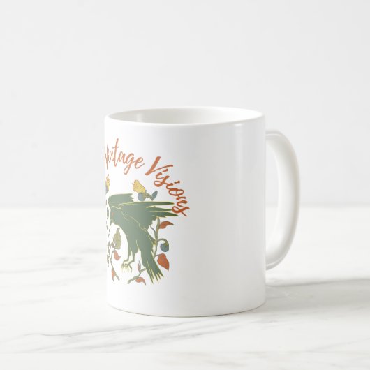 ヴィンテージクロウビジョンマグ コーヒーマグカップ (正面右)