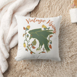 ヴィンテージクロウビジョン装飾用クッション クッション