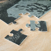 ヴィンテージクロコダイル爬虫類、海洋動物の生活 ジグソーパズル (側面)