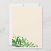 ヴィンテージクロシェダービーブライダルシャワー招待状 (裏面)