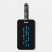 ヴィンテージクロスカントリースキーユタ ラゲッジタグ (裏面縦)