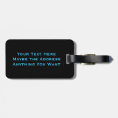 ヴィンテージクロスカントリースキーユタ ラゲッジタグ (裏面横)