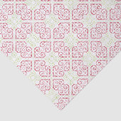 ヴィンテージクロスステッチ刺繍ハート模様 薄葉紙 (詳細)