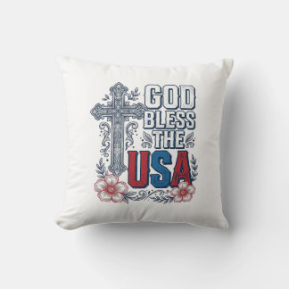 ヴィンテージクロスパトリオティックTシャツ アメリカを祝福 (2 クッション