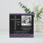 ヴィンテージクロスフォトバプティスマン 招待状 (スタンド正面)