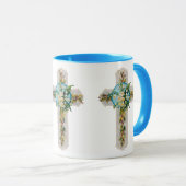 ヴィンテージクロスマグ マグカップ (正面右)