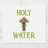 ヴィンテージクロス春の花聖水 リキュールボトルラベル (シングルラベル)