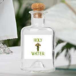 ヴィンテージクロス春の花聖水 リキュールボトルラベル