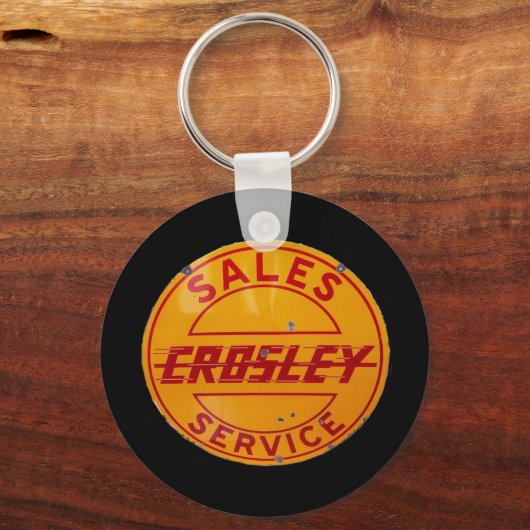 ヴィンテージクロセリ販売とサービスサイン キーホルダー (正面)