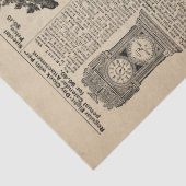 ヴィンテージクロックカタログページの切り離し 薄葉紙 (詳細)