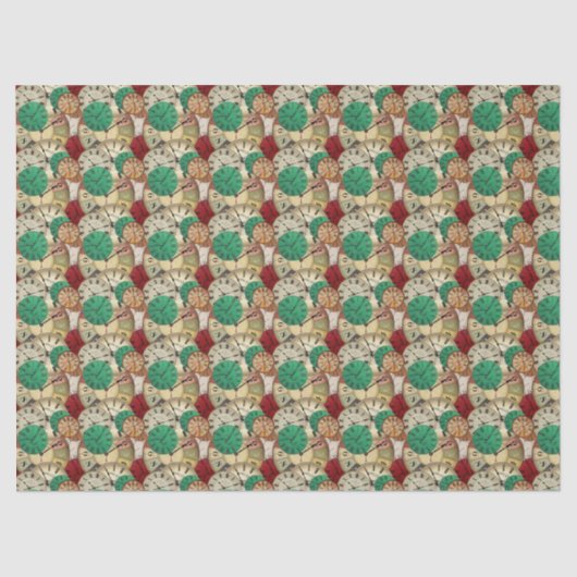 ヴィンテージクロックティッシュペーパー 薄葉紙 (正面)