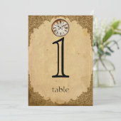 ヴィンテージクロックペーパー 1周年 テーブルナンバー (スタンド正面)
