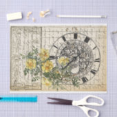 ヴィンテージクロック受信 薄葉紙 (クラフト)