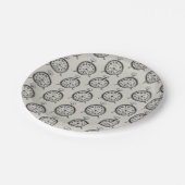 ヴィンテージクロック紙プレート ペーパープレート (アングル)