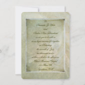 ヴィンテージクロック結婚式招待状 招待状 (裏面)