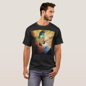 ヴィンテージクロック顔 Tシャツ (正面フル)