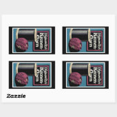 ヴィンテージクロネガード糸 長方形シール (シート)