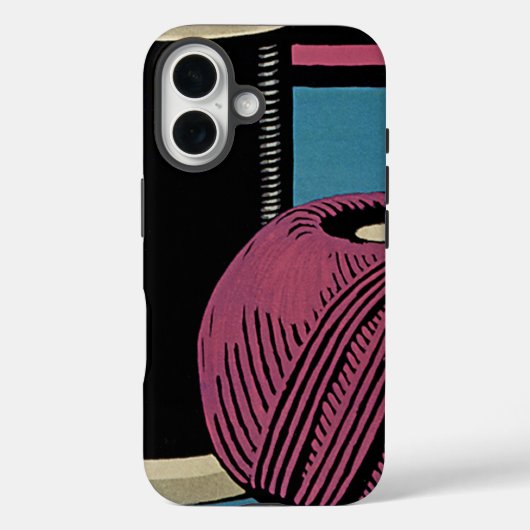 ヴィンテージクロネンガールヤーンアド Case-Mate iPhoneケース (裏面)
