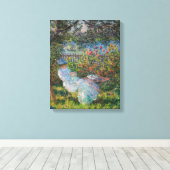 ヴィンテージクロードモネアリスホテル キャンバスプリント (インサイチュ (ウッドフロア))