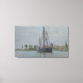 ヴィンテージクロードモネアンカーチャッセマレ キャンバスプリント